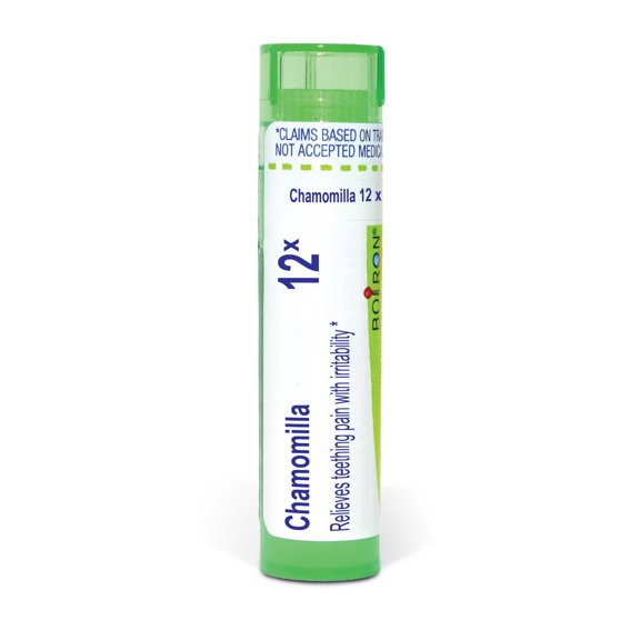 Boiron Chamomilla 12X, Homeopathic Medicine for Teething Pain With Irritability Relief, 80 Pellets