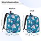 thumbnail image 2 of Disketp Swan On The Pond Mochila de Lona Estampada, Mochila Escolar de Viaje Ligera para Estudiantes y Portátil-Small, 2 of 5