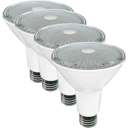 

Sleeklighting LED Par 30 Long Neck 11 Watts 2700K Wide Flood Bulb Recessed 4Pack