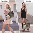 thumbnail image 6 of Large Capacity Tote Bag,Red Mushroom Skull Black Pattern Handbag Fashion Luxury Tote Bag,15.7"x13"x 5.1" Inches,Laptop Compatible, 6 of 6