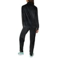 thumbnail image 3 of Athletic Works Women's Soft Velour Jacket and Pant Tracksuit, Size S-XXL, 3 of 7