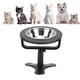 thumbnail image 1 of Pastel De Tazón De Gato Elevado Ajustable, Tazones De Comida De Acero Inoxidable Inclinado De 15 Con Soporte, Alimentador Sin Deslizamiento Para Gatos, Tazón De Comida, 1 of 7