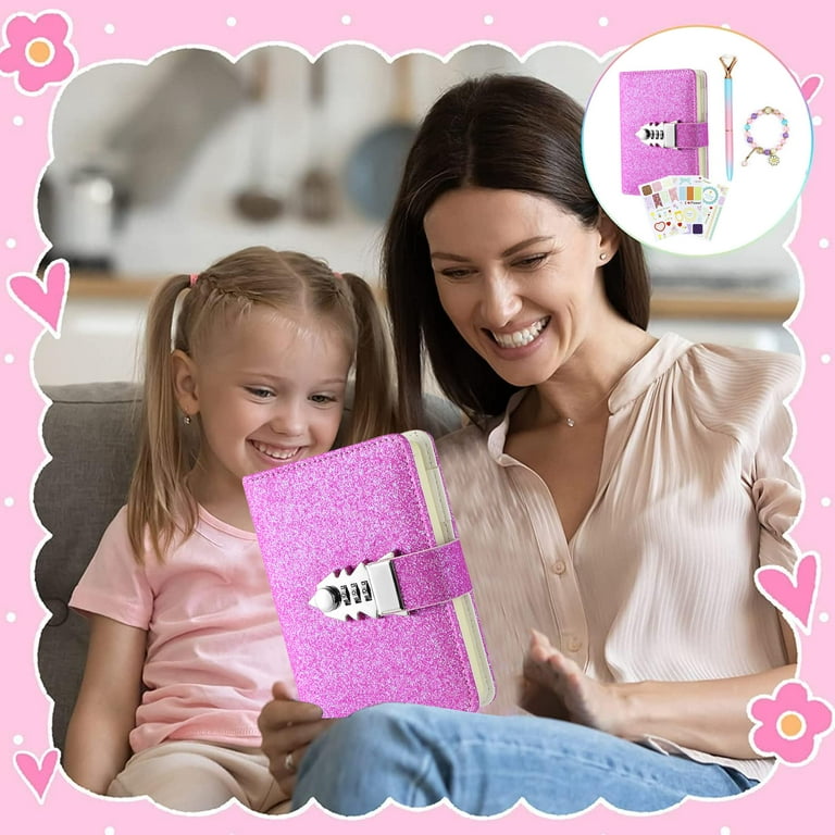 Diary with Lock, A7 Notebook Secret Diary, Password Locked