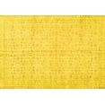 thumbnail image 1 of Ahgly Company Machine Washable Indoor Rectangle Persian Yellow Traditional Area Rugs, 6' x 9', 1 of 4