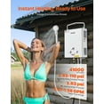 thumbnail image 3 of Dranite Portable Propane Tankless Water Heater, 6L Outdoor Instant Hot Water System, 41000 BTU 1.58 GPM with Accessory Kit & Regulator for RV Camping Cabin Barn Use, 3 of 11