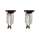 thumbnail image 2 of Sonducket Pantalones casuales ligeros y transpirables para mujer con cintura elástica. Los pantalones están hechos de algodón. Type11 NO11, 2 of 6