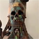 thumbnail image 2 of Ojiva Nuclear Pequeña Con Graffiti Y Logotipos Nucleares Bomba De Esqueleto De Resina Decoración Accesorios De Halloween Moyic HA046638-01, 2 of 6