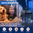 thumbnail image 4 of Electric Bug Zapper, 3200V Indoor Mosquito Zapper Killer with Hanging Chain Mosquito Trap with Removable Collection Tray, USB Electric (16 in), 4 of 8