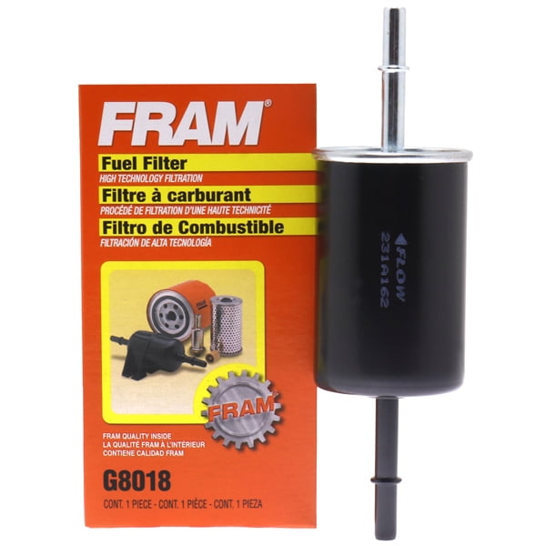 Fram G8018 Fuel Filter Fits select: 1998-2007 FORD F150, 2000-2007 FORD FOCUS
