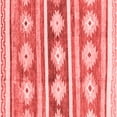 thumbnail image 1 of Ahgly Company Machine Washable Indoor Square Abstract Red Modern Area Rugs, 8' Square, 1 of 4
