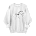 thumbnail image 2 of Sokhug Pullover Sweatshirt for Womens Long Sleeve Halloween Casual Tops Round Neck Graphic Print Shirts Fall Halloween Holiday Daily Outfit Sweatshirt Tops, 2 of 4