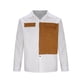 thumbnail image 5 of pstuiky hombres de manga larga, Camisa informal de manga larga con botones y cuello vuelto de color patchwork para hombre tops de invierno para hombre xxxl, 5 of 8