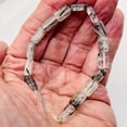 thumbnail image 2 of Tourmalinated Quartz Half Strand | 12x8x5mm | Clear White Black | 16 Beads |, 2 of 12