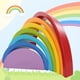 thumbnail image 5 of Juegos de Aprendizaje de Niños Puzzle Rompecabezas Forma de Aro Iris Hugo Juguetes de madera, 5 of 9