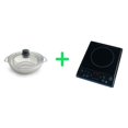 thumbnail image 1 of SPT SR-964TB-42B Cuisinière à Induction Combinée 1300 watts avec Casserole en Acier Inoxydable, 1 of 2