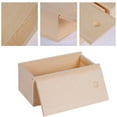 thumbnail image 3 of Boîte de Rangement en Bois Naturel, Design avec Couvercle de Tiroir, Fait Main, Polyvalent et Durable, 3 of 8