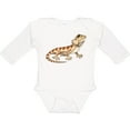 thumbnail image 3 of Inktastic Cute Bearded Dragon Boys or Girls Long Sleeve Baby Bodysuit, 3 of 5