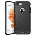 thumbnail image 1 of Nakedcellphone Case for iPhone 8 Plus / iPhone 7 Plus, Tough Rugged Anti-Shock Cover - Matte Black, 1 of 8
