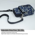 thumbnail image 4 of JANKS Bolso bandolera pequeño para mujer - Mini monederos para teléfono con correa cruzada y billetera - Bolso de nailon para brazo, 4 of 5