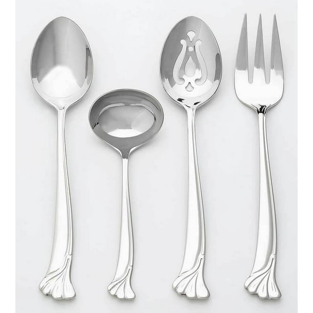 Ginkgo Leaf 4Pc. Flatware Hostess Set