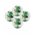 thumbnail image 7 of 13 Inch Round Placemats Set of 4, St. Patrick's Day Non Slip Heat Insulation PP Table Mats, Spring Shamrock Hat Daisy Ladybirds Wood Gray Washable Place Mats for Kitchen Dining Party Table Decor, 7 of 7