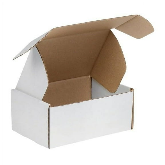 Ucanpack Corrugated Mailer Box Large Packing Supplies For Moving White (Kraft Inside), 14 x 10 x 6" - 25 Pcs