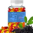 thumbnail image 2 of Elderberry Gummies with Zinc and Vitamin C (90 pcs) - Sambucus Elderberry Gummies for Adults and Kids - Black Elderberry Gummies - Immune Support - Organic Herbal Berries and Elderflowers, 2 of 6