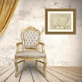 thumbnail image 3 of Guillaume de Lisle 14x12 Gold Ornate Wood Framed with Double Matting Museum Art Print Titled - Louisiane - Mississipi - Guillaume de Lisle 1718, 3 of 4