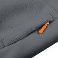 thumbnail image 7 of Fengqque Cardigan Sweaters for Men Full Zip Double-sided Fleece Up Stand Collar Slim Fit Cotton Jacket with Pockets Dark Gray XXL(XXL), 7 of 7