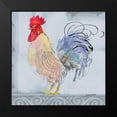 thumbnail image 2 of Gorham, Gregory 12x12 Black Modern Framed Museum Art Print Titled - Good Morning Rooster II, 2 of 5