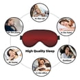 thumbnail image 7 of Naloa Red Geometric Print Sleep Mask for Sleeper, Light Blocking Sleeping Eye Mask for Women Men, Eye Shade with Adjustable Strap for Travel, Nap,Meditation, 7 of 7