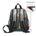 thumbnail image 5 of FORMRS School Backpack with Front Zippered Pocket 12" Student Travel Daypack, Psychedelic Forest, 5 of 6