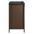thumbnail image 5 of Modway Nantucket Modern Wood/Ceramic Bathroom Vanity in Walnut/White, 5 of 9