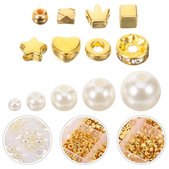 Raindrops 1170 Pcs Loose Beads Jewelry Charms Bulk Making Spacer