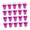 thumbnail image 4 of FVDPWYE 20Pcs Small Candy Buckets Cookie Barrel Party Favors with Handle Fashion Wedding Rose Red, 4 of 9