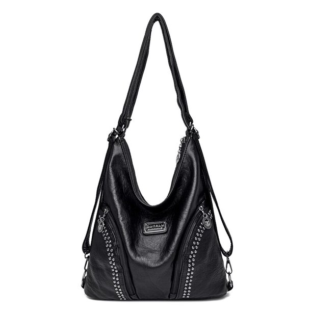Bolsos de hombro multifunción de gran capacidad para mujer, mochila de cuero suave, bolsos cruzados femeninos de alta calidad, 2022 Fivean unisex