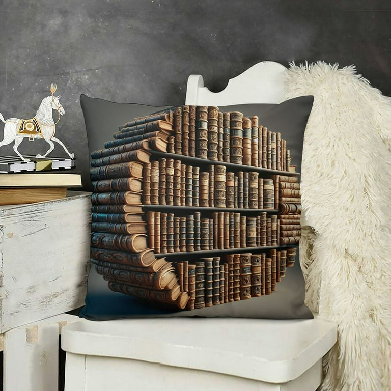 Fourth Pillow Covers - Bookish Merch Throw Pillow Cases 18x18 Inch For Couch, Bed, Chair