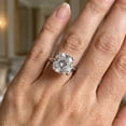 thumbnail image 4 of Pompeii Certified 5Ct Cushion Diamond Square Engagement Ring Lab Grown Solitaire, 4 of 5