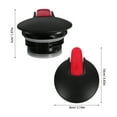 thumbnail image 2 of Heat Protection Coffee Pot Replacement Coffee Carafe Lid Black PP Sealing Restaurant Staff 1Pcs, 2 of 7