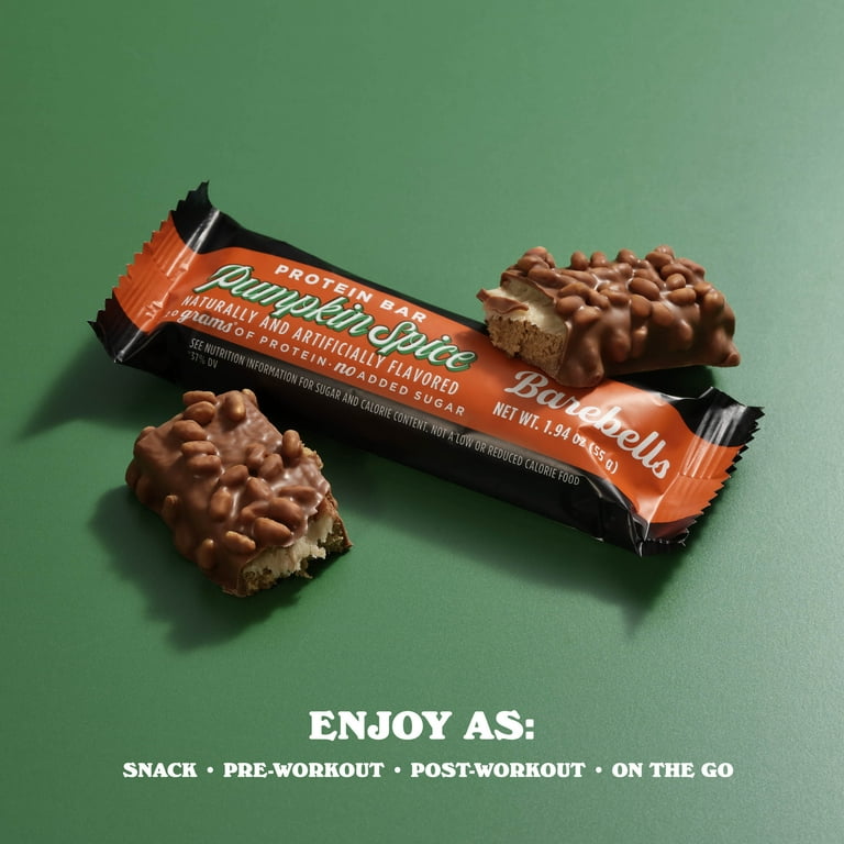 Barebells Protein Bars Pumpkin Spice - 12 Count, 20g High Protein