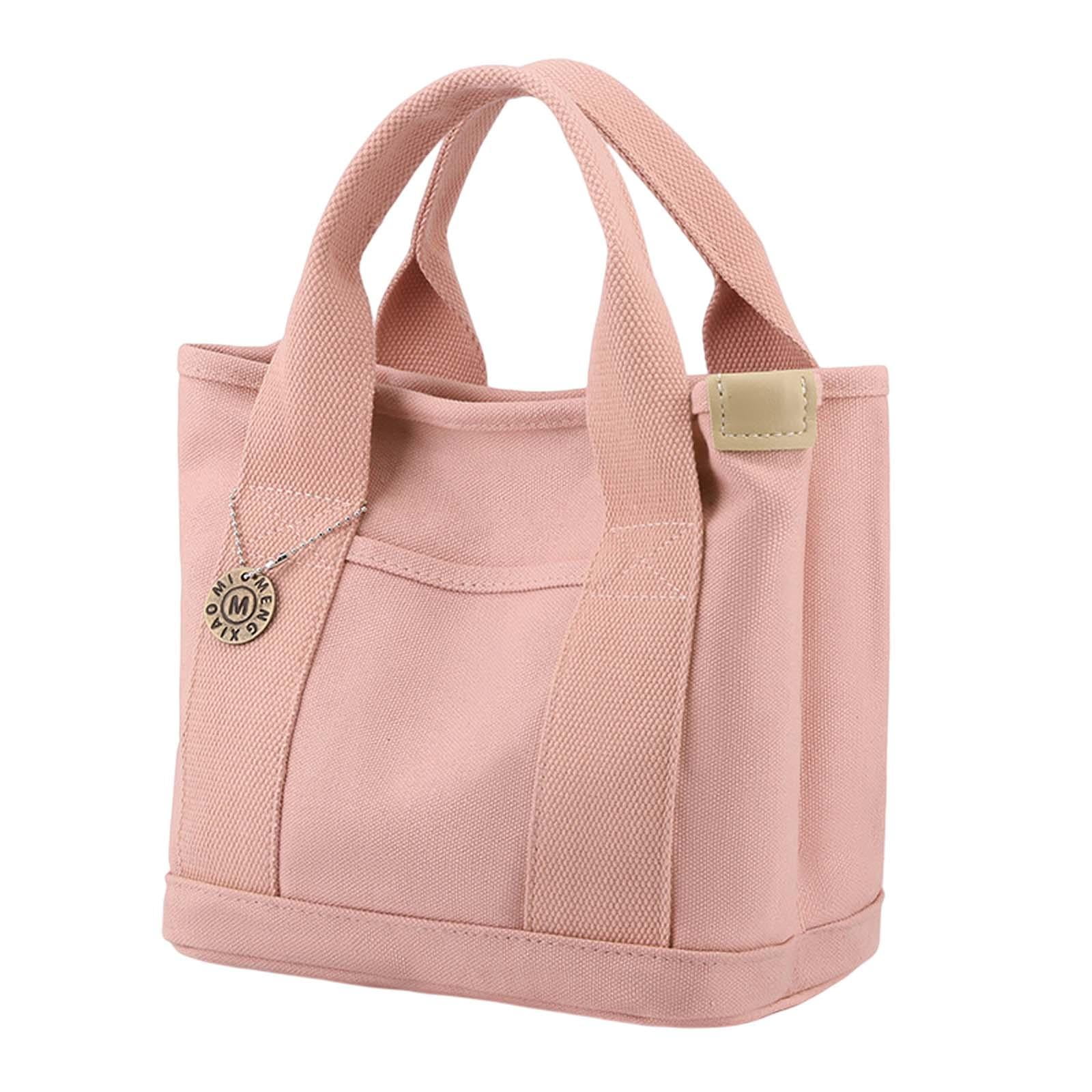 Women Canvas Travel Tote Bag Casual Handbag Size Top