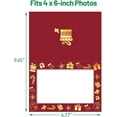 thumbnail image 4 of Christmas Photo Frame Cards 40 Pack Gold Foil Holiday Greeting Card with Envelopes, 4 of 7