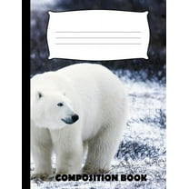 Composition Book: Polar Bear Composition Notebook Wide Ruled (Paperback)