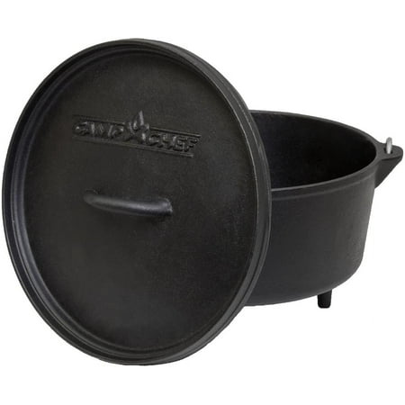 UPC: 0033246211350 | Camp Chef 5 Quart 10  Classic Deep Dutch Oven  Pre Seasoned Cast Iron  SDO10D