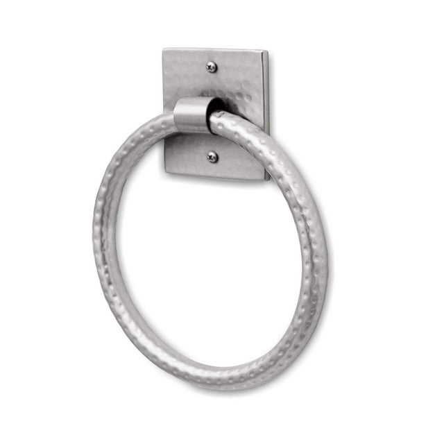 Monarch Abode 18006 Hand Hammered Satin Nickel Bathroom Hardware