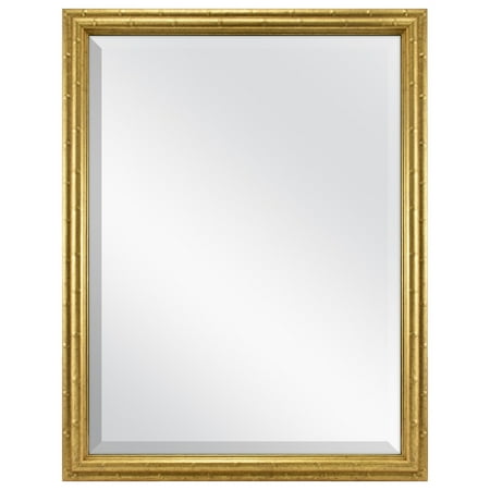 - Better Homes & Gardens Bamboo Gold Finish Mirror, 20