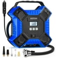 thumbnail image 1 of AstroAI Inflador de Neumáticos 160 Psi, Compresor de Aire Portátil, Bomba de Aire para Neumáticos de Automóvil, Bomba de Neumáticos con Estructura de Metal Integrada de 12 V CC con Luz LED, Azul, 1 of 9