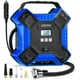 thumbnail image 1 of AstroAI Inflador de Neumáticos 160 Psi, Compresor de Aire Portátil, Bomba de Aire para Neumáticos de Automóvil, Bomba de Neumáticos con Estructura de Metal Integrada de 12 V CC con Luz LED, Azul, 1 of 9