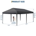 thumbnail image 2 of QinaQin Carpa pop up de 10x20 pies de uso rudo con armado one push, ventilación, protección UV y bolsa con ruedas, ideal para eventos, 2 of 8