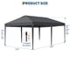 thumbnail image 2 of QinaQin Carpa pop up de 10x20 pies de uso rudo con armado one push, ventilación, protección UV y bolsa con ruedas, ideal para eventos, 2 of 8
